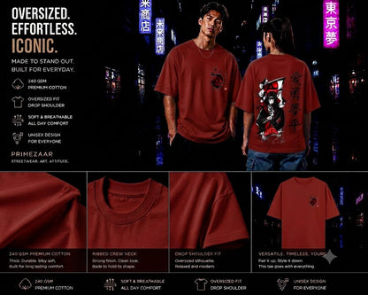 Itachi Uchiha – The Fallen Hero | Classic Unisex Oversized T-Shirt