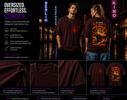 Kyojuro Rengoku – Flame Hashira | Classic Unisex Oversized T-Shirt