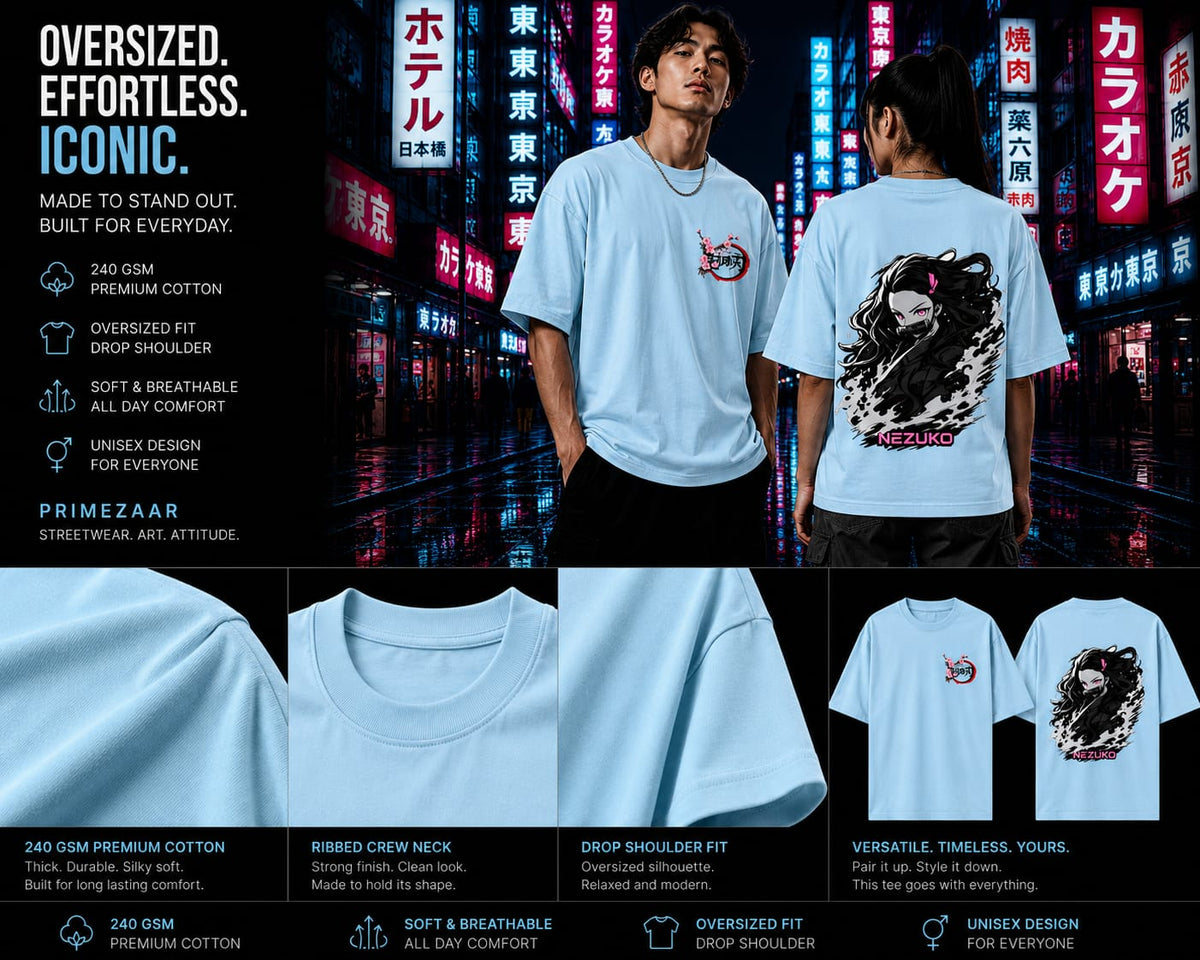 Nezuko Kamado | Demon Slayer | Unisex Oversized Classic Tee