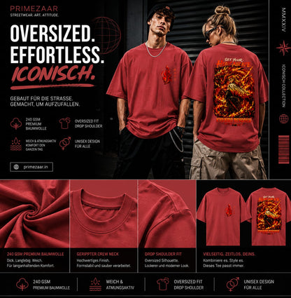 Kyojuro Rengoku – Flame Hashira | Classic Unisex Oversized T-Shirt