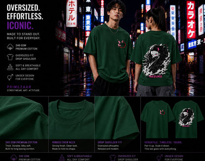 Nezuko Kamado | Demon Slayer | Unisex Oversized Classic Tee