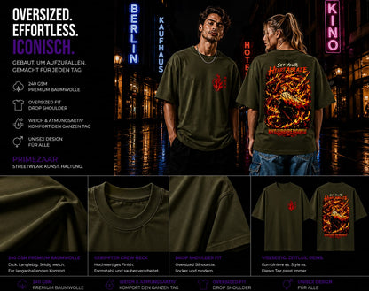 Kyojuro Rengoku – Flame Hashira | Classic Unisex Oversized T-Shirt