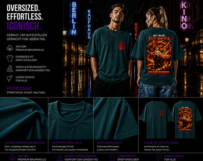 Kyojuro Rengoku – Flame Hashira | Classic Unisex Oversized T-Shirt
