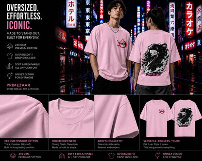 Nezuko Kamado | Demon Slayer | Unisex Oversized Classic Tee