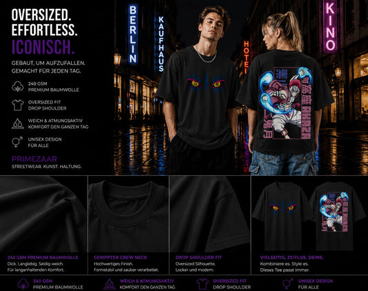 Akaza | Demon Slayer | Unisex Oversized Classic Tee