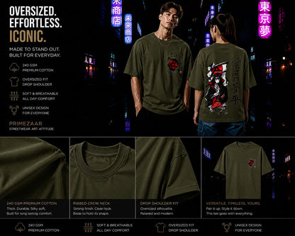 Itachi Uchiha – The Fallen Hero | Classic Unisex Oversized T-Shirt