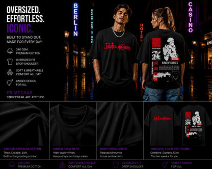 Sukuna | King of Curses | Unisex Classic Oversized Tee