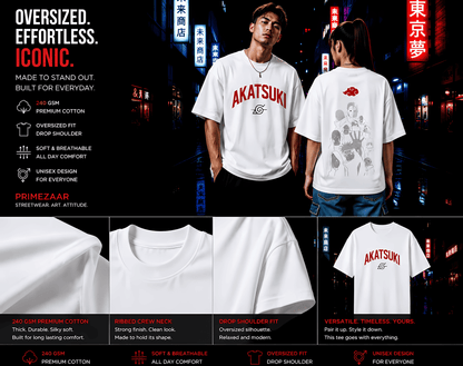 Akatsuki – Legendary Outcasts | Classic Unisex Oversized T-Shirt