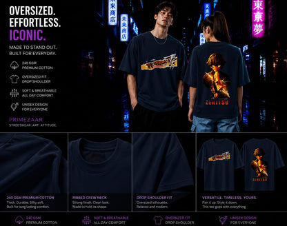 Zenitsu Agatsuma | Demon Slayer | Unisex Oversized Classic T-Shirt