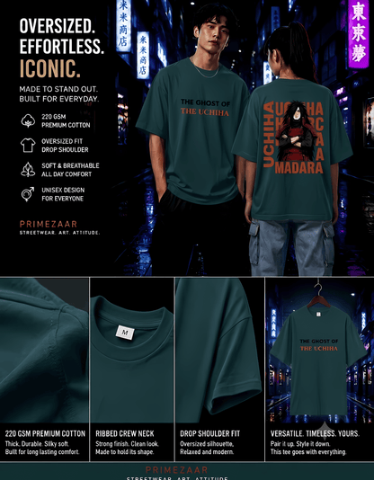 Madara Uchiha – Ghost of the Uchiha | Classic Unisex Oversized T-Shirt