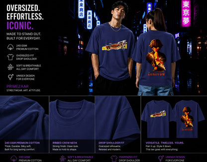 Zenitsu Agatsuma | Demon Slayer | Unisex Oversized Classic T-Shirt