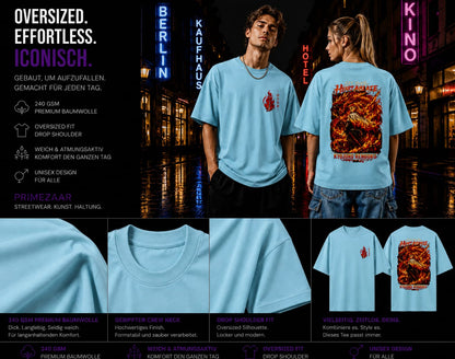Kyojuro Rengoku – Flame Hashira | Classic Unisex Oversized T-Shirt