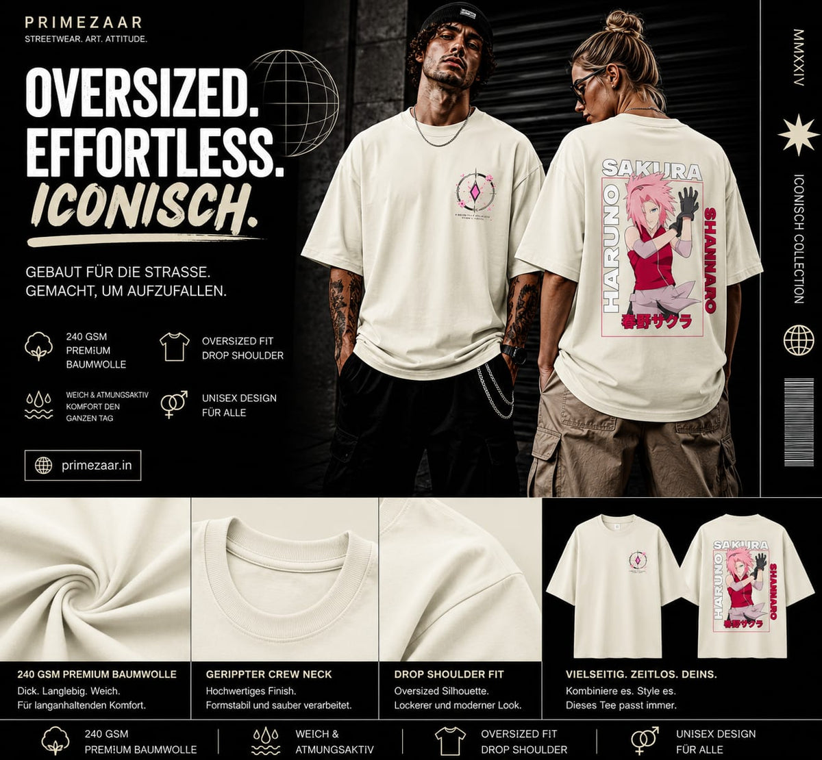 Sakura Haruno | Love Her or Hate Her | Unisex Classic Oversized Tee