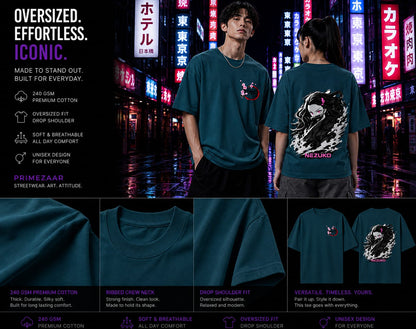 Nezuko Kamado | Demon Slayer | Unisex Oversized Classic Tee