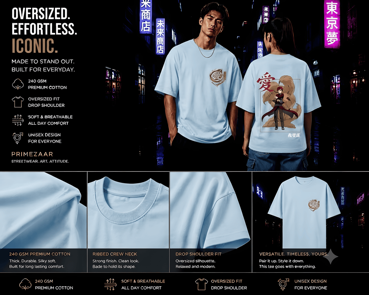 Gaara – The Desert King | Classic Unisex Oversized T-Shirt