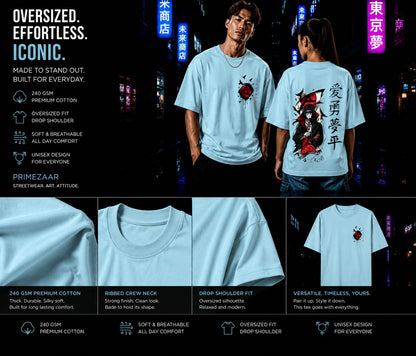 Itachi Uchiha – The Fallen Hero | Classic Unisex Oversized T-Shirt
