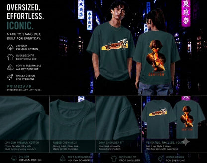 Zenitsu Agatsuma | Demon Slayer | Unisex Oversized Classic T-Shirt
