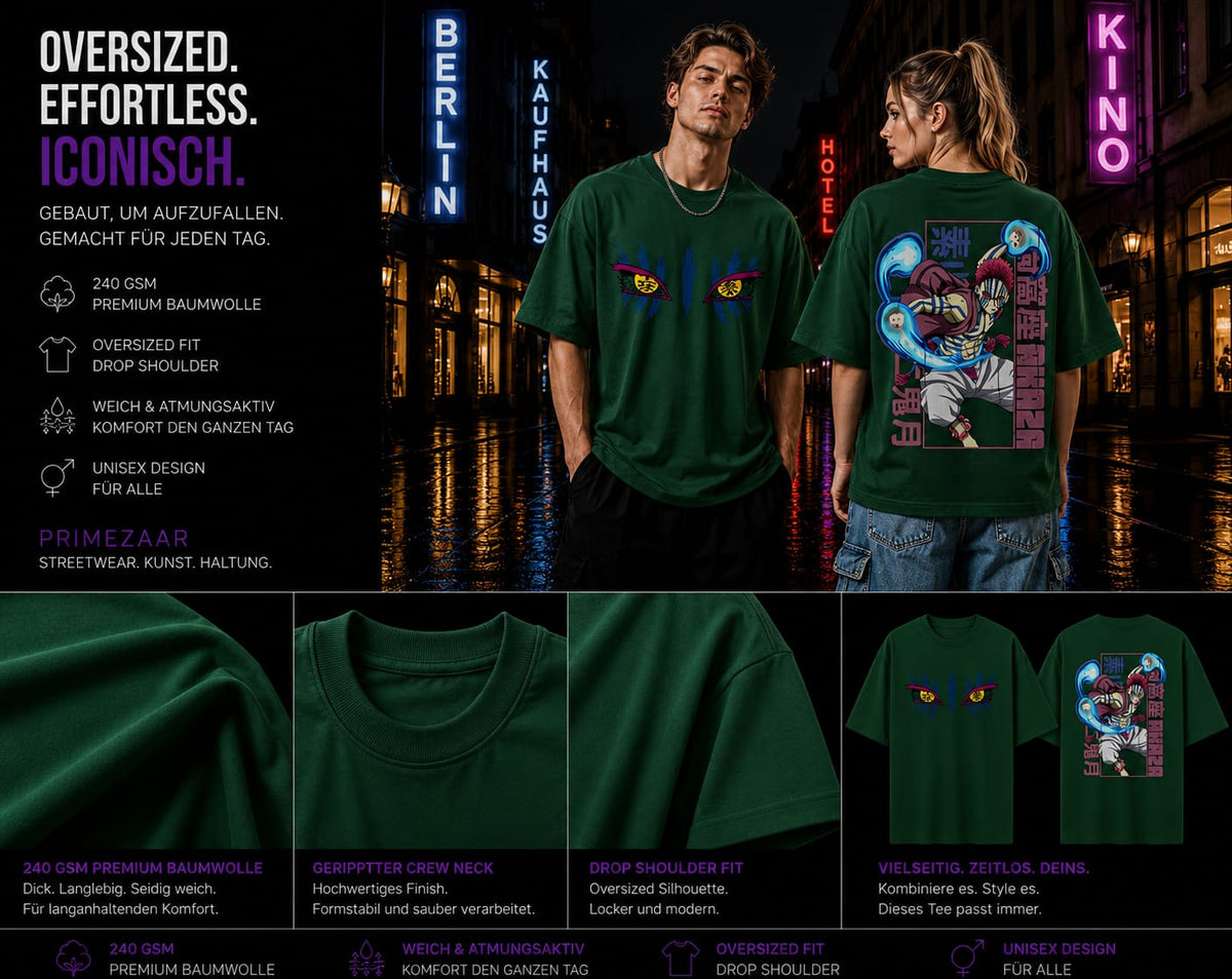 Akaza | Demon Slayer | Unisex Oversized Classic Tee