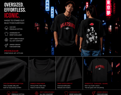Akatsuki – Legendary Outcasts | Classic Unisex Oversized T-Shirt