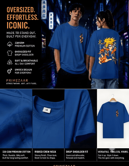 Minato Namikaze – The Yellow Flash | Classic Unisex Oversized T-Shirt