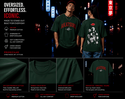 Akatsuki – Legendary Outcasts | Classic Unisex Oversized T-Shirt
