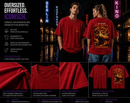 Kyojuro Rengoku – Flame Hashira | Classic Unisex Oversized T-Shirt