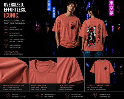 Itachi Uchiha – The Fallen Hero | Classic Unisex Oversized T-Shirt