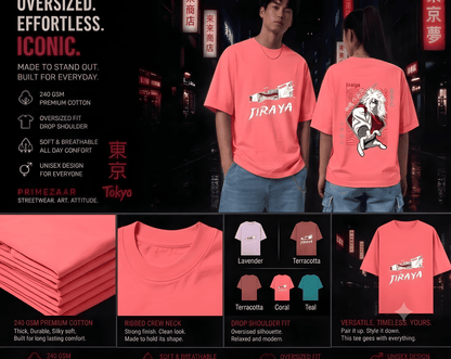 Jiraiya – Legendary Sannin | Classic Unisex Oversized T-Shirt