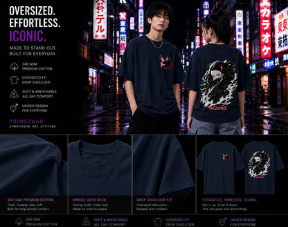 Nezuko Kamado | Demon Slayer | Unisex Oversized Classic Tee