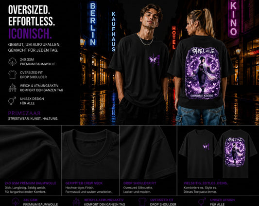 Shinobu Kocho – Insect Hashira | Classic Unisex Oversized T-Shirt