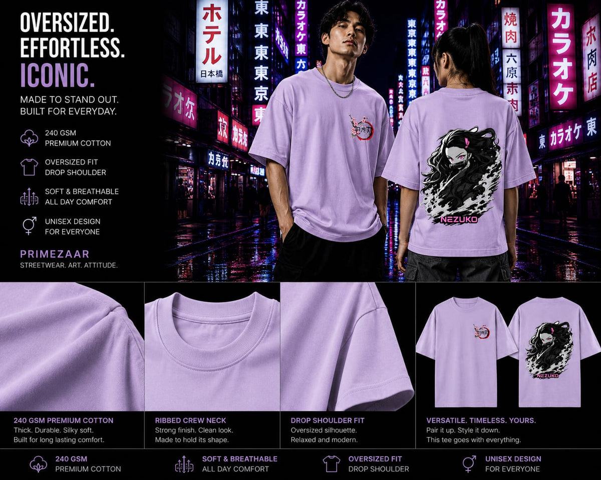 Nezuko Kamado | Demon Slayer | Unisex Oversized Classic Tee