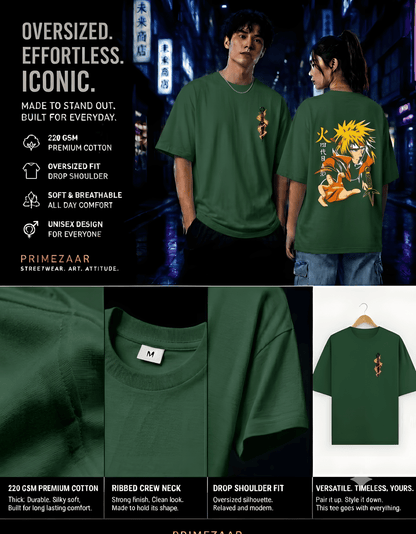 Minato Namikaze – The Yellow Flash | Classic Unisex Oversized T-Shirt