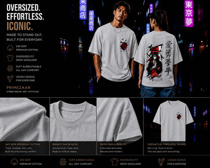 Itachi Uchiha – The Fallen Hero | Classic Unisex Oversized T-Shirt