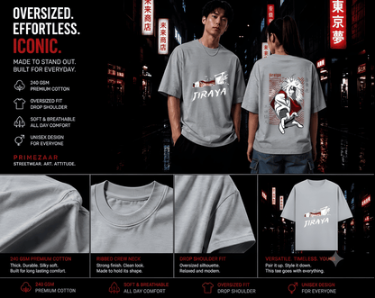 Jiraiya – Legendary Sannin | Classic Unisex Oversized T-Shirt