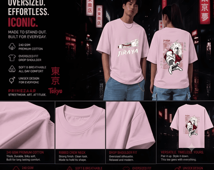 Jiraiya – Legendary Sannin | Classic Unisex Oversized T-Shirt