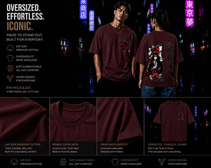 Itachi Uchiha – The Fallen Hero | Classic Unisex Oversized T-Shirt
