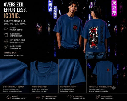 Itachi Uchiha – The Fallen Hero | Classic Unisex Oversized T-Shirt
