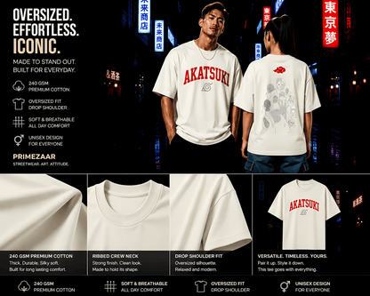 Akatsuki – Legendary Outcasts | Classic Unisex Oversized T-Shirt
