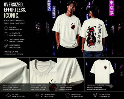 Itachi Uchiha – The Fallen Hero | Classic Unisex Oversized T-Shirt