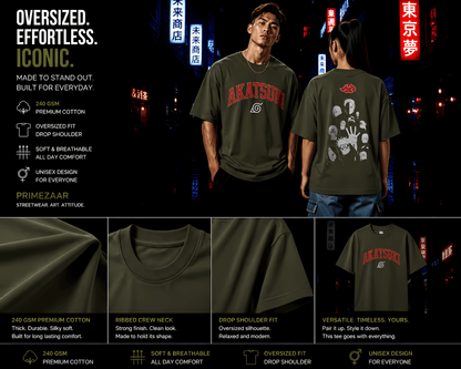 Akatsuki – Legendary Outcasts | Classic Unisex Oversized T-Shirt