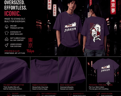 Jiraiya – Legendary Sannin | Classic Unisex Oversized T-Shirt