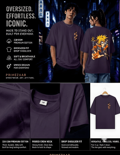 Minato Namikaze – The Yellow Flash | Classic Unisex Oversized T-Shirt