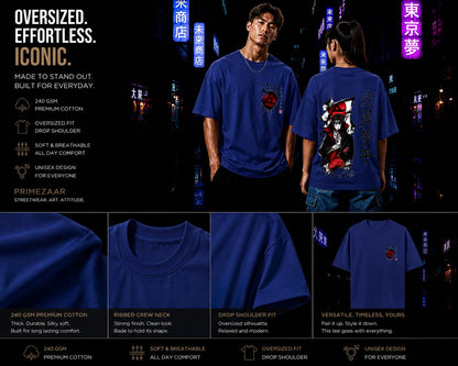 Itachi Uchiha – The Fallen Hero | Classic Unisex Oversized T-Shirt